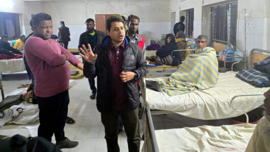 মধ্যরাতে গোয়াইনঘাট উপজেলা স্বাস্থ্য কমপ্লেক্সে ইউএনও’র আকস্মিক পরিদর্শন