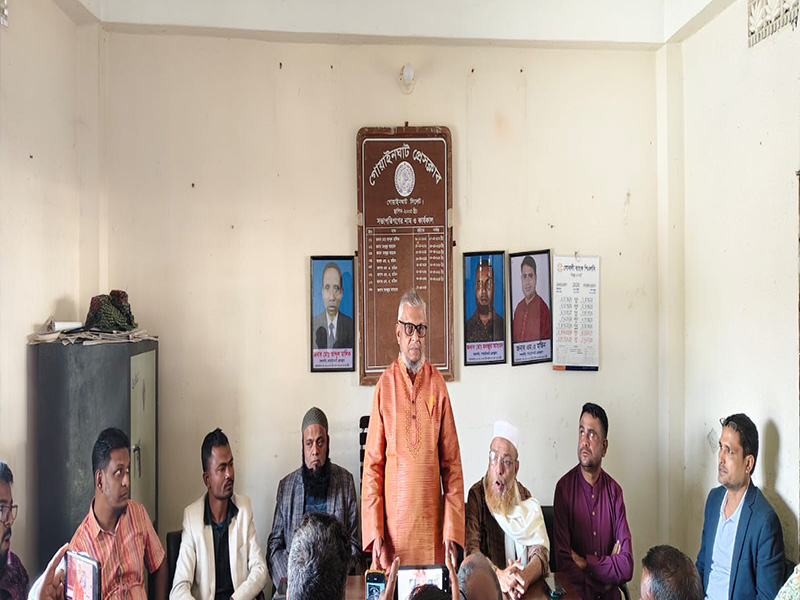 গোয়াইনঘাটে প্রেসক্লাব সাংবাদিকদের সঙ্গে আরিফের মতবিনিময়