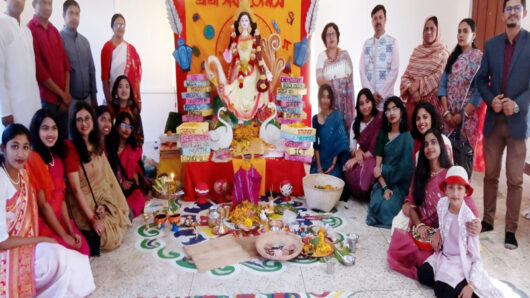 সিলেট সরকারি অগ্রগামী বালিকা বিদ্যালয়ে ধর্মীয় ভাবগাম্ভীর্যে সরস্বতী পূজা উদযাপন