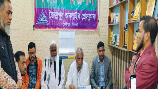 জৈন্তাপুর অনলাইন প্রেসক্লাবের সাংবাদিকদের সাথে আরিফের মতবিনিময়