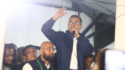 শ্বশুরবাড়ি থেকে নির্বাচনী প্রচারণা শুরু করলেন তারেক রহমান