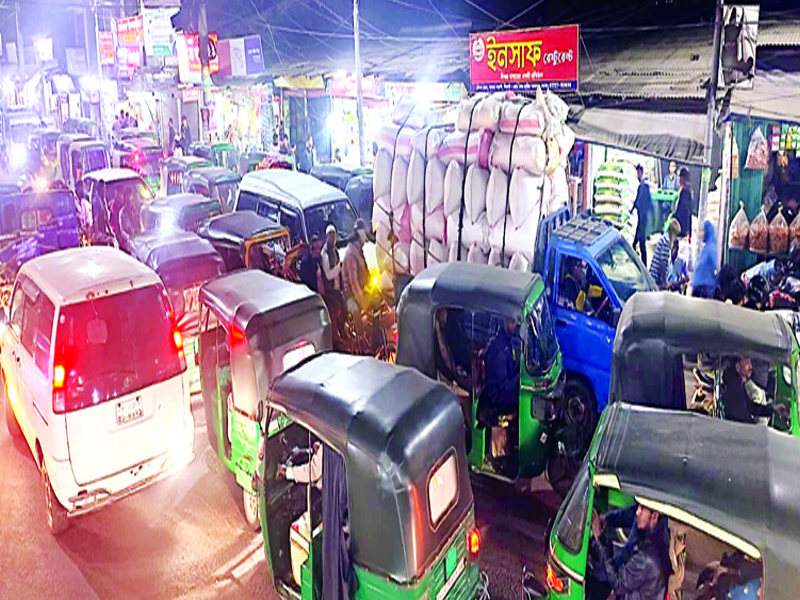 ভয়াবহ যানজটই দক্ষিণ সুরমাবাসীর নিত্যসঙ্গী