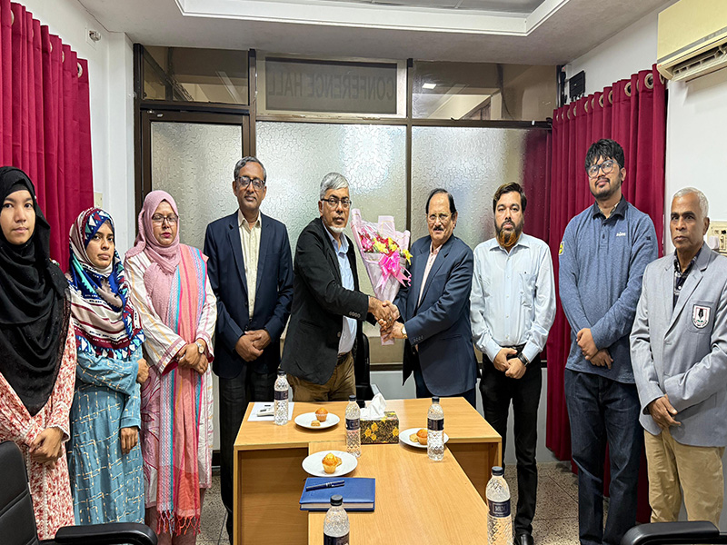 নর্থ ইস্ট ইউনিভার্সিটিতে নব নিযুক্ত ডিনদের সংবর্ধনা