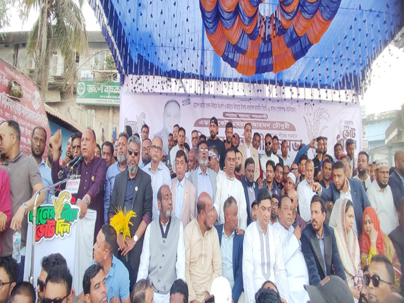 ‘গোলাপগঞ্জের জনসমুদ্র প্রমাণ করে সিলেট-৬ আসন ধানের শীষের’