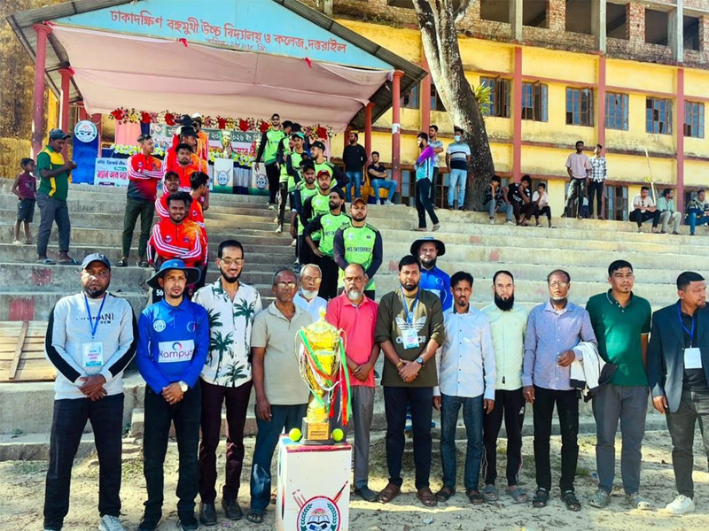 গোলাপগঞ্জে মর্নিং ক্রিকেট লীগের শিরোপা জিতলো ‘আরহাম ফাইটার্স’