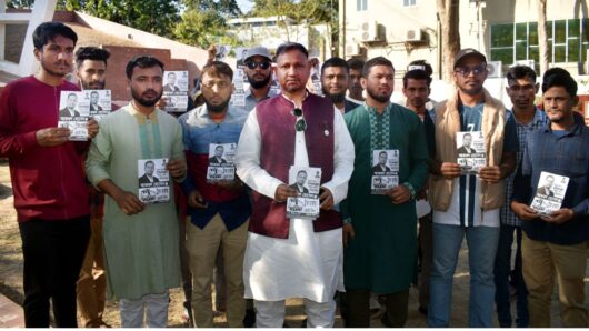 সিলেট-১ আসনে গণঅধিকার পরিষদের প্রার্থী আকমল হোসেনের প্রচার মিছিল ও পথসভা