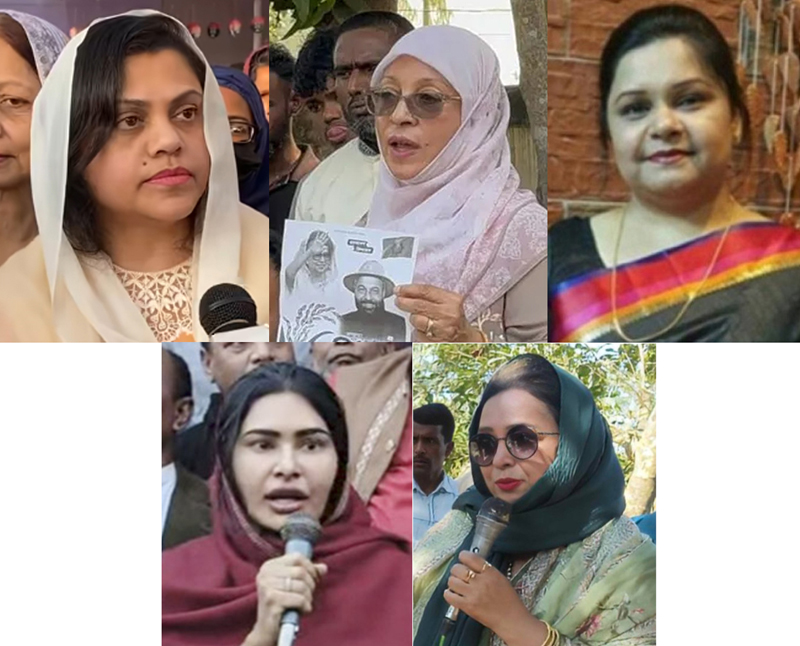 মুক্তাদির ও মালিকের পক্ষে ভোট চাইলেন ইলিয়াসপত্নি লুনা