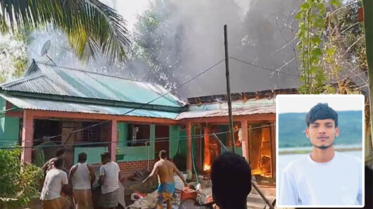 শিমুলবাগ ইউনিয়ন ছাত্রলীগ সাধারণ সম্পাদকের বাড়িতে হামলা ও অগ্নিসংযোগ