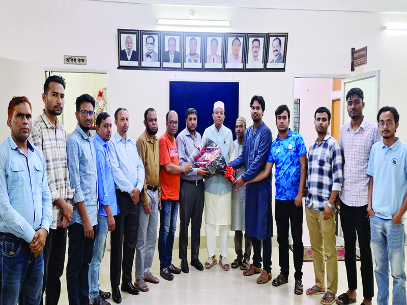 সিলেট প্রেসক্লাব নেতৃবৃন্দের সঙ্গে শাবি প্রেসক্লাবের নয়া কমিটির সৌজন্য সাক্ষাৎ