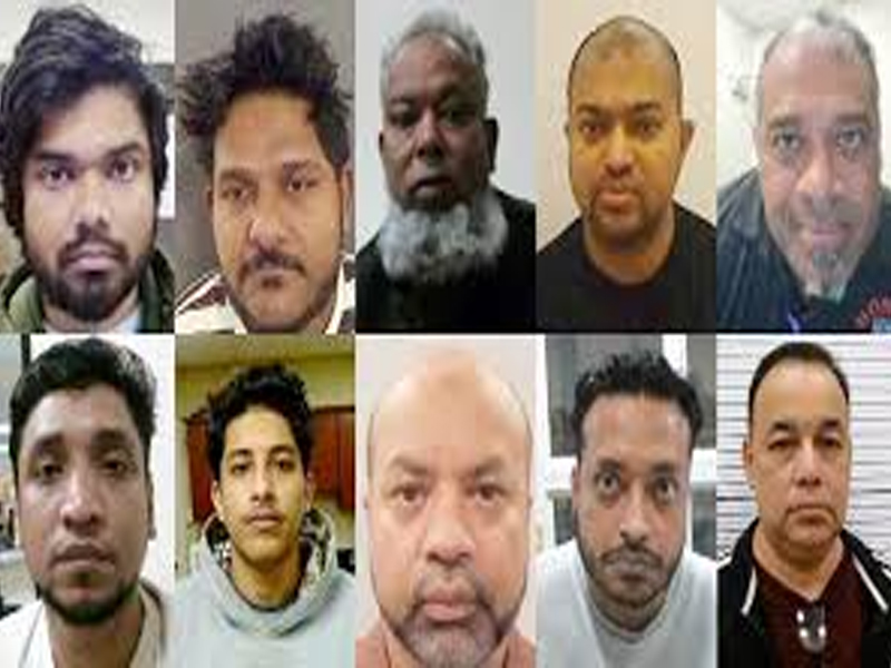 যুক্তরাষ্ট্রে গ্রেপ্তার ‘ভয়ংকর’ ১০ বাংলাদেশির পরিচয় প্রকাশ