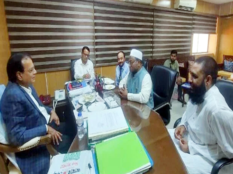 জকিগঞ্জ-কানাইঘাটের উন্নয়নে ত্রাণ মন্ত্রীর সাথে এমপি আবুল হাসানের বৈঠক