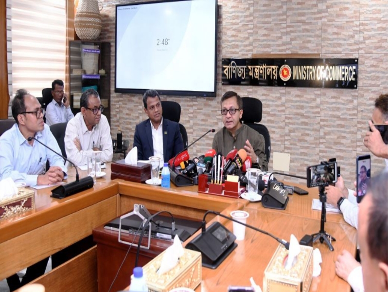 সরকার কৃত্রিম সংকট বা কারসাজি বরদাশত করবে না : বাণিজ্যমন্ত্রী