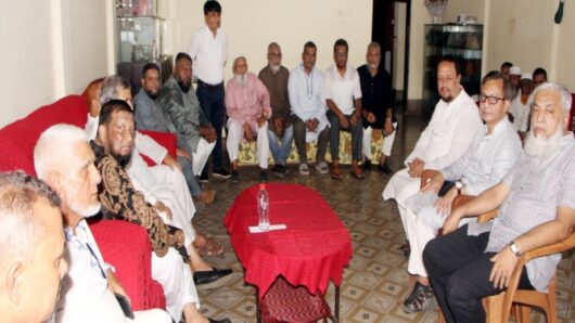 বাণিজ্যমন্ত্রী খন্দকার আবদুল মুক্তাদিরের সাথে সিলেট ব্যবসায়ী সমিতির মতবিনিময় সভা