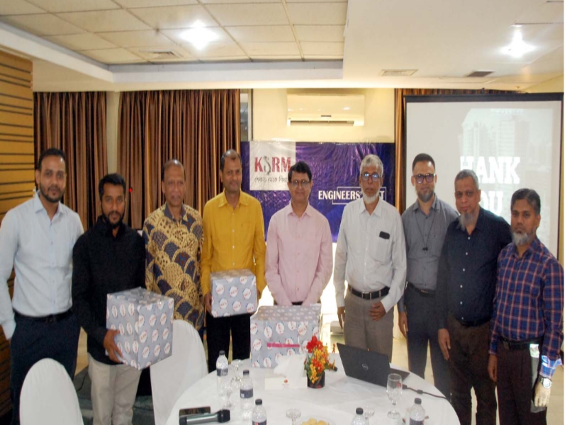 ‘কেএসআরএম’ এর উদ্যোগে সিলেটের নির্মাণশিল্পের ইঞ্জিনিয়ারদের নিয়ে মতবিনিময় সভা অনুষ্ঠিত