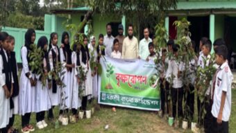 নকশী বাংলা ফাউন্ডেশনের  মাসব্যাপী বৃক্ষরোপণ কর্মসূচি শুরু