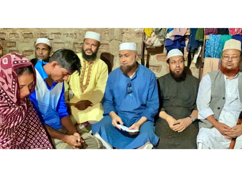শিশু ফাহিমার পরিবারের পাশে জামায়াত