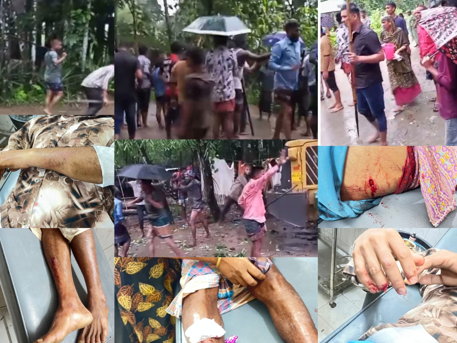 গোয়াইনঘাটে অবৈধ বালু উত্তোলনকে কেন্দ্র করে বসতবাড়িতে হামলা, আহত ১৪