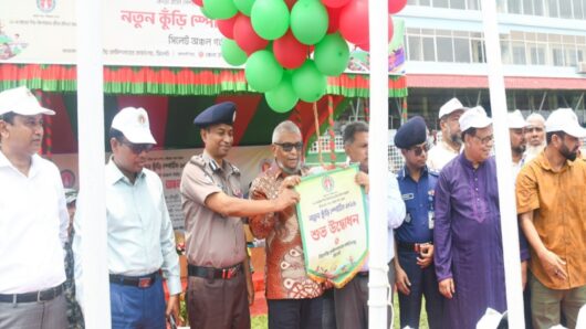 সিলেটে নতুন কুঁড়ি স্পোর্টস’র উদ্বোধন অনুষ্ঠানে শ্রমমন্ত্রী