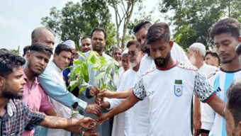 ওসমানীনগরে বৃক্ষরোপণ কর্মসূচির উদ্বোধন করলেন আবরার ইলিয়াস