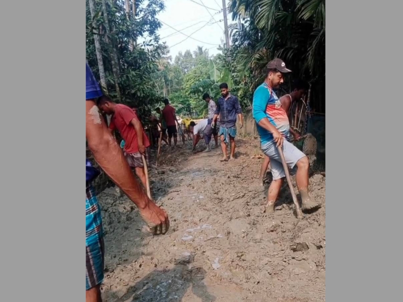 নেওয়া হচ্ছে কাগজপুর-ভাগলপুর” রাস্তা নির্মাণের উদ্যোগ, এলাকাবাসীর মাঝে বিরাজ করছে স্বস্তি