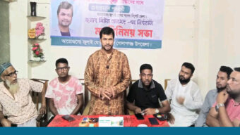 গোলাপগঞ্জে জুলাই যোদ্ধা সংসদের সাথে যুবদল নেতা লিটনের মতবিনিময়