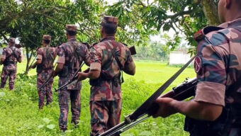সারাদেশের মতো জকিগঞ্জ সীমান্তেও সতর্ক অবস্থানে বিজিবি