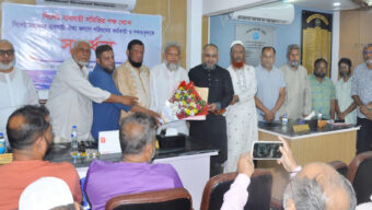 সিলেট মহানগর ব্যবসায়ী ঐক্য কল্যাণ পরিষদের নেতৃবৃন্দকে সিলেট ব্যবসায়ী সমিতির সংবর্ধনা