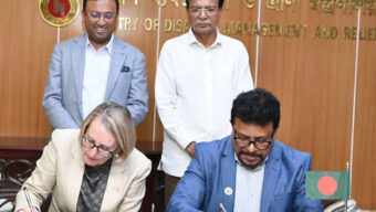 দুর্যোগ মোকাবিলায় যুক্তরাজ্য ও আইআরসির সাথে সরকারের দুটি সমঝোতা স্মারক সই