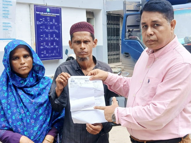 গলায় ক্যান্সারে আক্রান্ত হায়দার আলীর পাশে ‘জাস্ট হেল্প ফাউন্ডেশন ইউকে’ ও ‘লিগাল রাইটস অর্গানাইজেশন’