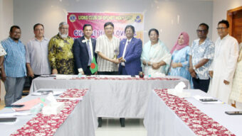 লায়ন্স ক্লাব অব সিলেট হলি সিটির দায়িত্ব হস্তান্তর সম্পন্ন