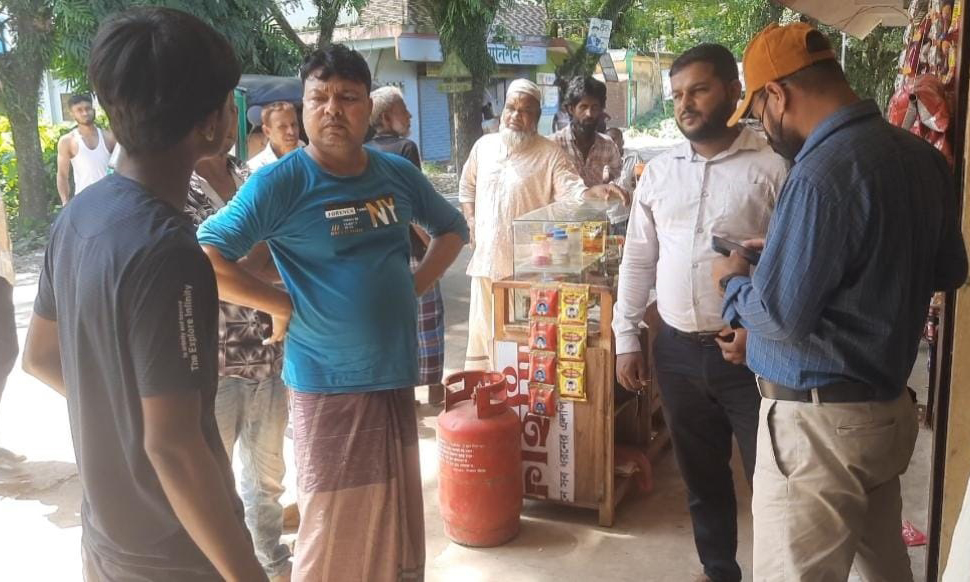 ওসমানীনগরে সরকারি গাছ কাটার স্থান পরিদর্শনে বন বিভাগ