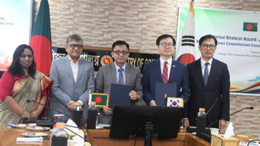 দক্ষিণ কোরিয়ার সাথে সিইপিএ স্বাক্ষর ৯৭ শতাংশ পণ্যে শুল্ক সুবিধা পাবে বাংলাদেশ