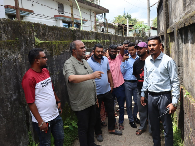 বিভিন্ন এলাকা পরিদর্শনে সিসিক প্রশাসক নগর উন্নয়নে জনগণের চাহিদা ও বাস্তব প্রয়োজনকে সর্বোচ্চ গুরুত্ব দেওয়া হচ্ছে