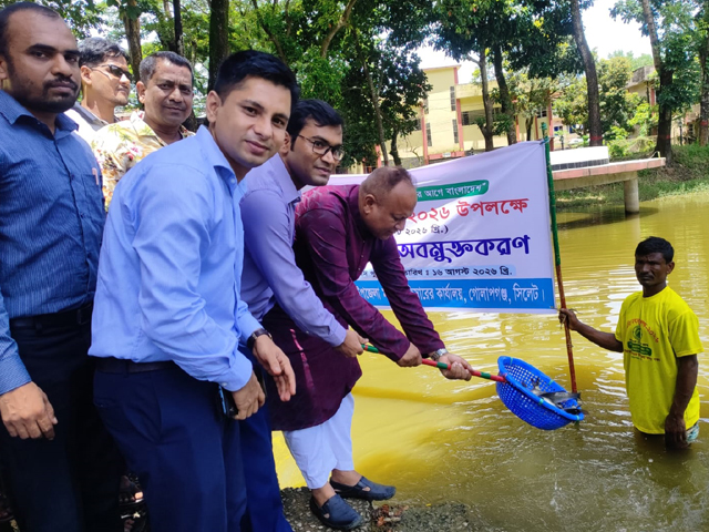 মৎস্য উৎপাদনের মাধ্যমে গোলাপগঞ্জ ও বিয়ানীবাজারকে সমৃদ্ধ করার সুযোগ রয়েছে : এমপি এমরান চৌধুরী
