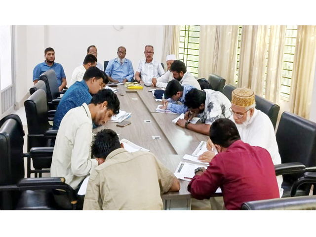 সদস্য অন্তর্ভুক্তির লিখিত পরীক্ষা নিল সিলেট প্রেসক্লাব