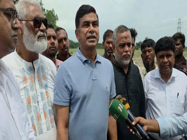 হবিগঞ্জে ক্ষতিগ্রস্ত খোয়াই নদীর বাঁধ দ্রুত মেরামতের নির্দেশ প্রতিমন্ত্রীর