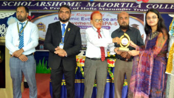 স্কলার্সহোম মেজরটিলা কলেজে এসএসসি কৃতি শিক্ষার্থীদের সংবর্ধনা প্রদান