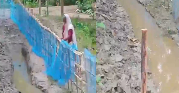 আপোষের পরও থামেনি বিরোধ: রাস্তা কেটে পরিবার অবরুদ্ধের অভিযোগ জকিগঞ্জে