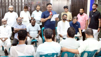 সিলেট মিলেনিয়াম শপিং কমপ্লেক্স নির্বাচনে সম্মিলিত ব্যবসায়ী ঐক্য পরিষদ’র পরিচিতি সভা ও নির্বাচনী ইশতেহার প্রকাশ