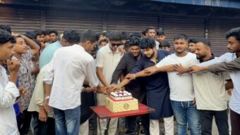 জমকালো আয়োজনে ছাত্রদল নেতা আব্দুল্লাহ আল মাহমুদের জন্মদিন পালন