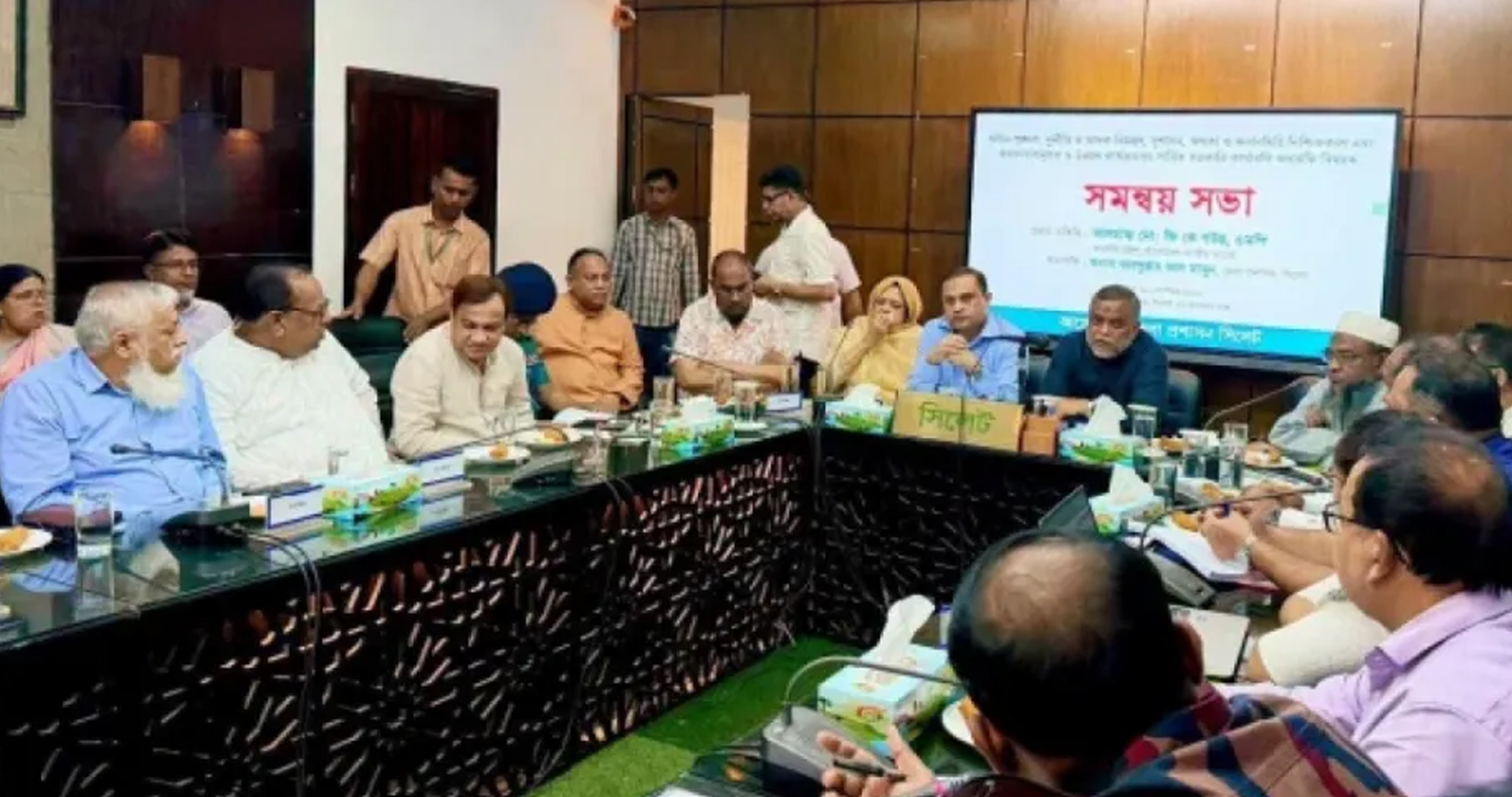 সিলেটে প্রশাসনিক বৈঠকে হুইপ জিকে গউছ-এর কঠোর নির্দেশনা