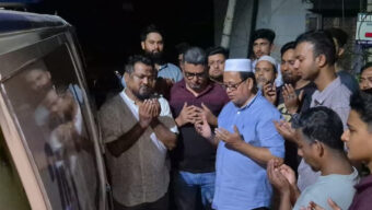 জকিগঞ্জে বালুমহালের ভেতরে ড্রেজার রাখায় জরিমানা