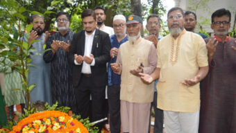 বঙ্গবীর ওসমানীর ১০৮ তম জন্মবার্ষিকী উপলক্ষে জাতীয় জনতা পার্টির শ্রদ্ধাঞ্জলি অর্পণ