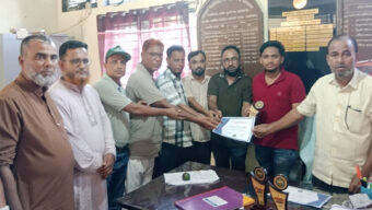শান্তিগঞ্জে এসএসসি’তে জিপিএ-৫ প্রাপ্তদের সংবর্ধনা