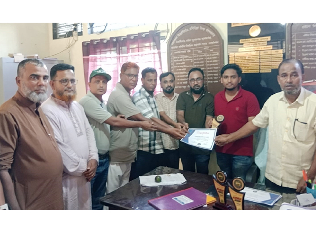 শান্তিগঞ্জে এসএসসি’তে জিপিএ-৫ প্রাপ্তদের সংবর্ধনা