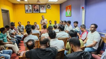 সিলেট জেলা স্বেচ্ছাসেবক দলের জরুরি সভা আগামীকাল নগরীতে বিক্ষোভ মিছিলের সিদ্ধান্ত