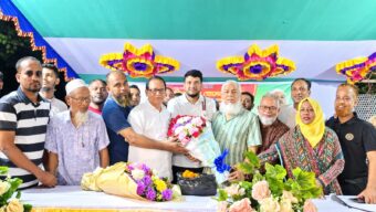 ২৪ নম্বর ওয়ার্ডে দিনারকে মহানগর বিএনপি ও অঙ্গসংগঠনের শুভেচ্ছা