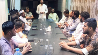 গোলাপগঞ্জ প্রেসক্লাব নেতৃবৃন্দের সাথে চেয়ারম্যান পদপ্রার্থী লিটনের শুভেচ্ছা বিনিময়