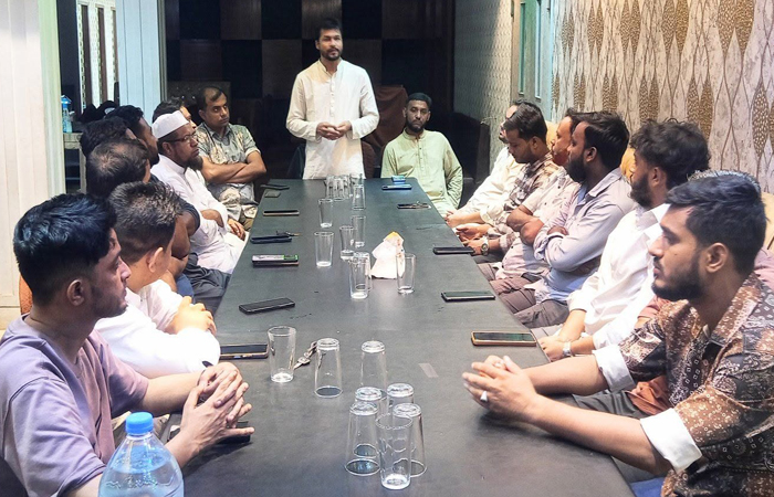 গোলাপগঞ্জ প্রেসক্লাব নেতৃবৃন্দের সাথে চেয়ারম্যান পদপ্রার্থী লিটনের শুভেচ্ছা বিনিময়
