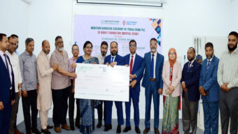 সিলেটের কিডনী ফাউন্ডেশন হাসপাতালে পূবালী ব্যাংক পিএলসি’র ২ কোটি টাকার অনুদান